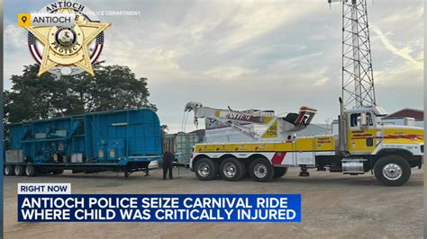Antioch police execute search warrant in criminal investigation after boy thrown from carnival ride